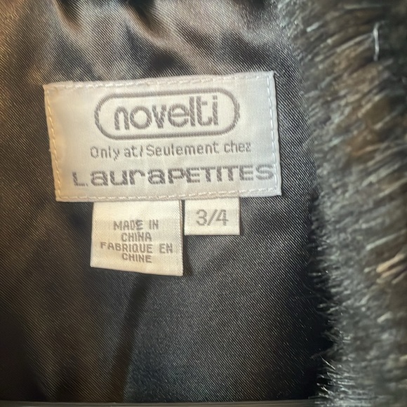 Laura Faux Fur Coat Like New - Picture 6 of 11